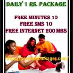 Jazz Warid Daily 1 Rs. Call Internet SMS Package