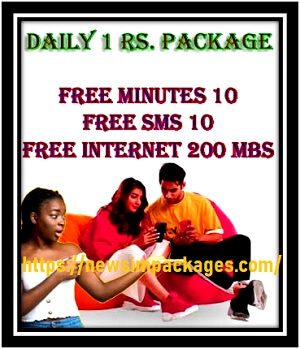 Jazz Warid Daily 1 Rs. Call Internet SMS Package