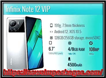 Infinix Note 12 VIP Price In Pakistan India Bangladesh Nigeria Qatar Kenya, Specification, Details, And Reviews