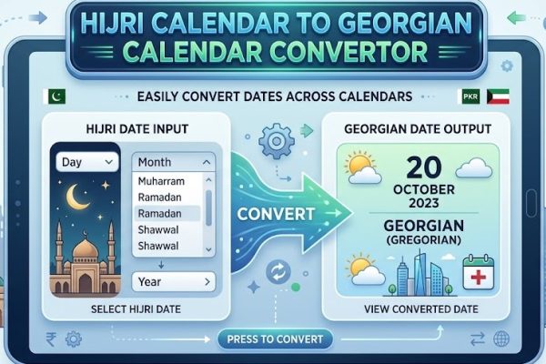 Hijri Calendar To Gregorian Date Converter