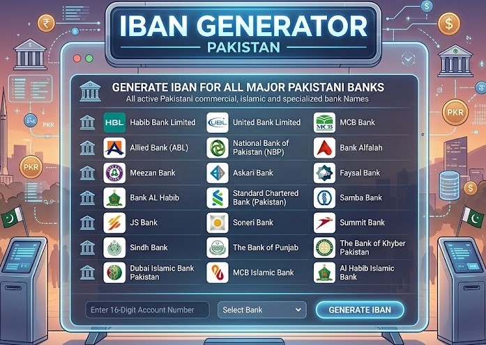 IBAN Generator Pakistan Online